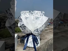 레트로 꽃미술 포장용 종이, 신선한 꽃의 꽃束, 인기있는 방수 포장용 종이, 꽃