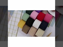 5 사이즈 코드루이 랜스 핫 스탬핑 점 리본 리본 38mm 활 DIY 수공 액세서리 캔디 팩가인