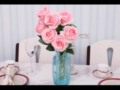 시뮬레이션 장미꽃차례, 실크 꽃, 플라스틱 꽃, 가짜 꽃, 단일 가지 거실 장식