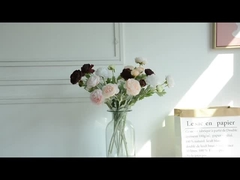 고품질 INS 북유럽 스타일 3개의 머리 1000형 복숭아 인공 꽃 집 거실 d