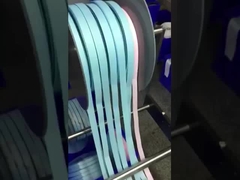 메이시다 리본 3.8cm 스레드 리본 뜨거운 금과 은 별 무지개 경사 색 리본 도매