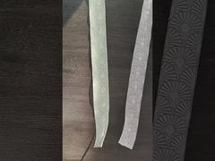 2.5cm 중국 전통 무늬 물고기 규모 무늬 리본 꽃 포장 기념품 장식 매트