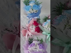 퀴시 발렌타인 데이 생일 선물 차 꽃다발