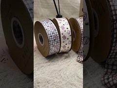 4.0cm 귀여운 만화 애니메이션 인쇄 리본 선물 상자 포장 활 DIY 어린이 케이크 장식 리본