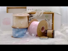 중공업 피쉬 심장 수직 스노우 가이드 꽃다발 포장 마카론 리본 꽃 가게 케이크 Sh