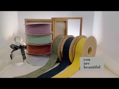 새로운 한국 스타일의 단색 쉐닐 리본