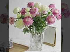 시뮬레이션 하이엔드 3개의 머리의 플러시 1000 포즈 복숭아 꽃, 바다 피온리, 시뮬레이션 꽃, 가정 결혼식