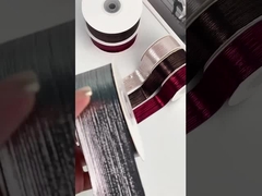 금과 은 줄무늬 맑은 표면 띠