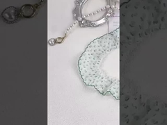 작은 꽃가루로 된 캔디 스커트 가장자리 섬유 테이프