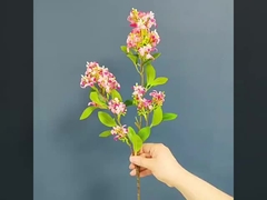 천마일 향기 단 가지 금색 오스만스 모방 꽃 고품질 릴락 꽃 L