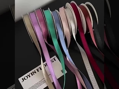 1.5cm 반짝이는 벨벳 리본