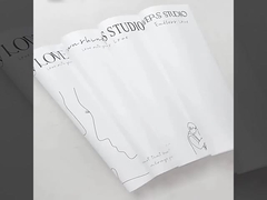 미니멀리즘 종이 소매, 발렌타인 데이에 위한 인스 스타일의 방수 꽃 포장용 종이 재료