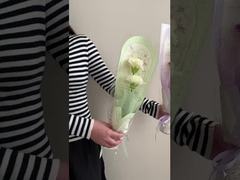 한 가방의 완성된 꽃, 장미 꽃받침, 발렌타인 데이와 교사 날 선물