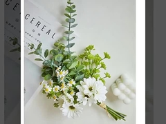 시뮬레이션 된 꽃 꽃다마지 꽃꽃차례 병, 손으로 묶인 꽃 테이블, 가짜 꽃 뭉치, 사진 도구