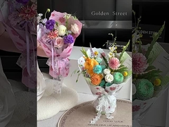 꽃 축제 잎 질감 꽃 포장용 종이