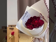 인터넷 연예인 발레 스타일 DIY 꽃 꽃 포장용 종이