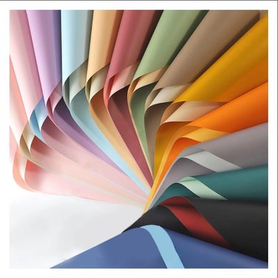 주문 두 가지 색상 한국어 포장용 종이 방수 꽃꽃차례 포장 온라인 제조