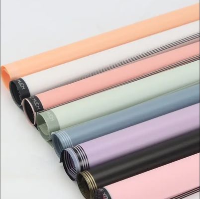 좋은 가격 57*57CM 줄무늬 금색 접지 포장지 선물 공예품 꽃 선물 포장지 온라인으로