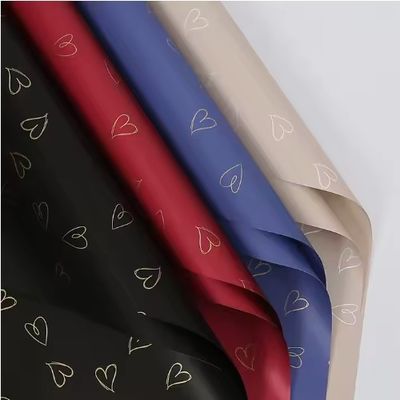 좋은 가격 20PCS 사랑 심장 인쇄 방수 종이 포장 꽃 포장 종이 온라인으로