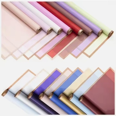 주문 골든 엣지 방수 꽃가루 포장용 종이 58*58cm online manufacture