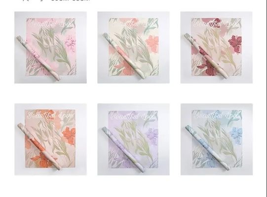 주문 50CMX58CM 인쇄 된 포장용 종이 미술용 종이 꽃꽃차례에 맞춤형 포장 온라인 제조