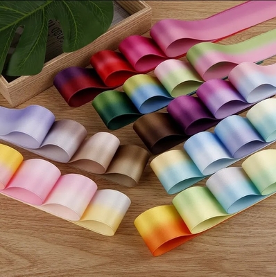 주문 폴리에스터-고무 인쇄 리본 머리 활 선물 포장 및 꽃 액세서리 재료 online manufacture