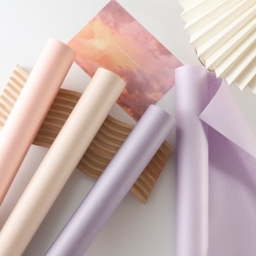 주문 다채색 종이 크래프트 종이 두꺼운 결혼식 꽃 포장 재료 online manufacture