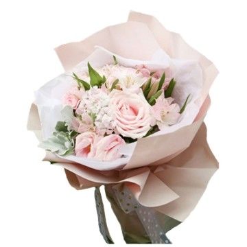 주문 리지란 인스 스타일 큐엘리 종이 꽃 포장 종이 꽃걸이 특수 아기 호흡 포장 종이 야간 시장 꽃걸이 우물 온라인 제조