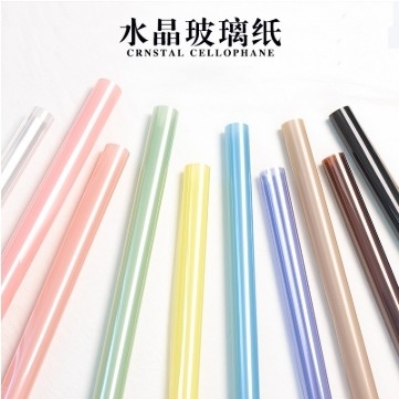 주문 꽃꽃 뭉치 포장 종이 물 막고 단단한 색상 꽃 가게 재료 online manufacture