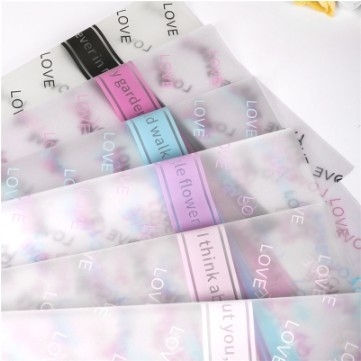 주문 발렌타인 데이 고백 매트 편지 꽃 포장 종이 꽃 줄기 선물 포장 재료 online manufacture