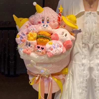 좋은 가격 발렌타인 데이 생일 플러시 꽃꽃차례 선물 세트 20x35cm 럭셔리 만화 선물 여자 친구 온라인으로