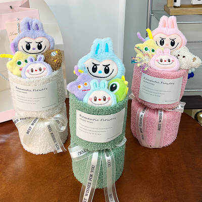 주문 15x30cm 발렌타인 데이 라부부 플러시 인형 꽃다발 인형 선물 여자 친구와 가장 친한 친구 생일 선물 다양 인형 online manufacture