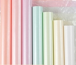 주문 두꺼운 꽃꽃차례는 꽃으로 포장 된 손 마찰용 종이 진주 스노우 페어 종이 online manufacture
