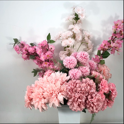 주문 AF-111 in Stock HOT 판매 로즈 실크 피온리 꽃장 인위적 꽃 값싼 꽃 가정용 결혼식 장식 꽃 online manufacture