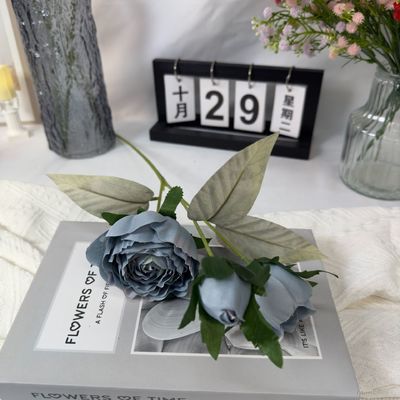 주문 인위적 장미로 장식된 장식 꽃 온라인 제조