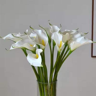 주문 고품질 진짜 터치 EVA 인공 꽃 테이블 중앙 조각 결혼식 파티 가정 장식 온라인 제조