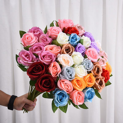 주문 결혼식 가정에 대한 손으로 만든 모방 장미 발렌타인 데이 장식 온라인 제조