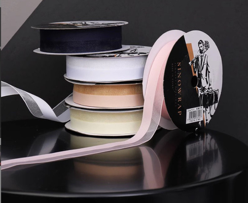 주문 제조사 4cm 로즈 리본 웨딩 리본 꽃 선물 케이크 포장 리본 짜림 도매 online manufacture