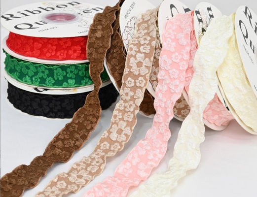 주문 2.5cm 반 사틴 반 가닥 포장 리본 꽃 봉투 생일 케이크 리본 핸드메이드 나비 매듭 리본 온라인 제조