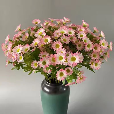 주문 마가리트 꽃 데이지 꽃꽃차례 실크 인공 데이지 꽃 발렌타인 꽃 웨딩 디코르 바닷나무 온라인 제조