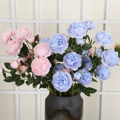 주문 호텔 거실 은 인위적 인 피오니 를 묘사 한 꽃 의 조형 으로 장식 되어 있다 온라인 제조