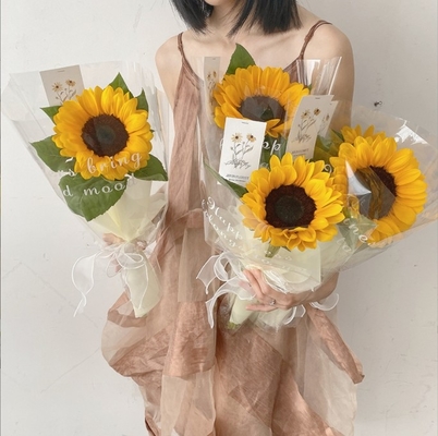 주문 교사의 날 영어 투명 opp 플라스틱 방수 셀로판 꽃 포장재 햇꽃 꽃받침지 포장용 종이 online manufacture