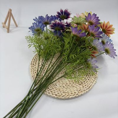 주문 시뮬레이션 여름 크라이산테마 행운의 버킷 꽃 배열 결혼식 사진 장식 정원 조경 온라인 제조