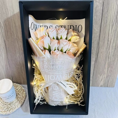 좋은 가격 크리스마스 로즈 툴리프 모형 꽃 줄기 고백 생일 선물 제조업체 도매 줄기 선물 온라인으로