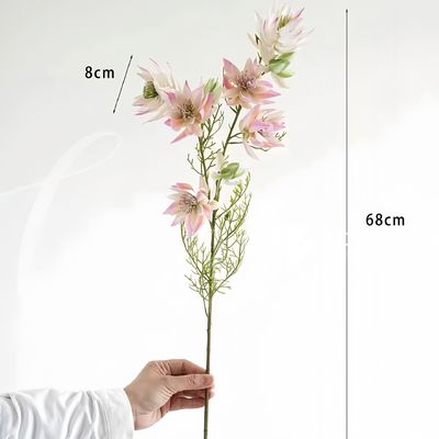 좋은 가격 시뮬레이션 홍색 신부 꽃 결혼식 장식, 가짜 꽃의 국경 간 공급, 가정 장식품 대가 판매, 촬영 온라인으로