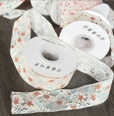 주문 로위안 쉐인 4cm * 10m 폴리에스터 듀플 레이어 플라워 버드 리본 DIY 공예품 및 선물 포장을위한 궁극적인 솔루션 online manufacture