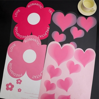 주문 키시 페스티벌 꽃 가게를 심장 모양 3D 종이와 발렌타인 데이 DIY 물품으로 업그레이드하세요 online manufacture