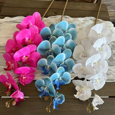 좋은 가격 팔레오노플리스 고품질의 인공 꽃, 결혼식 및 가정 장식용 인공 꽃, 국경을 넘어선 대외 무역 온라인으로