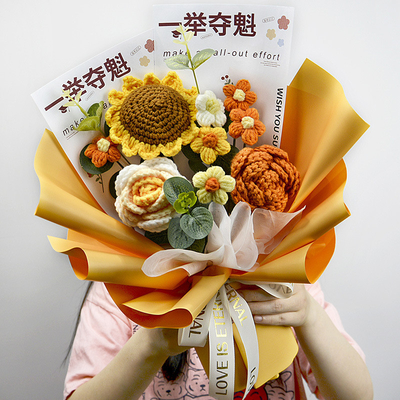주문 수작업한 햇꽃발로 꽃꽃차례, 완제품, 졸업식 국경을 넘나드는 수출 넥타이 인공 꽃 online manufacture