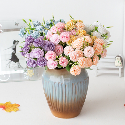 주문 릴락 꽃 인위적인 꽃받침조각, 축제 선물, 인위적인 꽃병, 꽃조각, 거실 장식 online manufacture